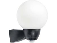 Sensorleuchte 77W AL HV sw mt E27 IP44 k.Betriebsger Gl_opal - ESYLUX