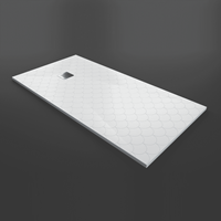 Texence Zijwand voor Douchecabine  Tremiti 88x200 cm Mat Zwart Aluminium Profiel 