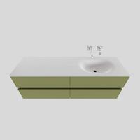 Boss & Wessing Geberit UP320 Toiletset Wandcloset  Civita Mat Beige met Sigma 01 Drukplaat