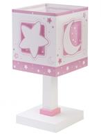 Dalber tafellamp Moonlight roze 29 cm