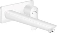 Hansgrohe Talis E afdekset wastafelkraan 22,5cm mat wit