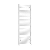 sapho Handdoekradiator  Aqualine Radiators Gebogen 186.8x60 cm Wit 