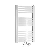 sapho Handdoekradiator  Aqualine Gebogen 45x81.7 cm Wit 