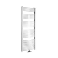 sapho Handdoekradiator  Aqualine Gebogen 55x174.1 cm Wit 