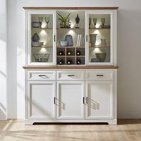 Innostyle Vitrine Jasmin (1 Sideboard und 1 Aufsatzvitrine)