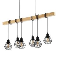 EGLO hanglamp Townshend 5 6-lichts