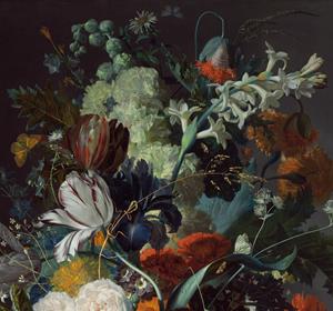 Fototapete Feona Blumen, Mehrfarbig, 280 cm x 300 cm