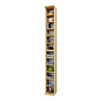 VCM Regal DVD CD Rack Möbel Aufbewahrung Holzregal Standregal Anbauprogramm, buche