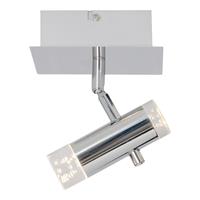 LED Deckenleuchte Näve Garda 1235842 Wohnraumlampe Chrom Klar Metall - NAVE