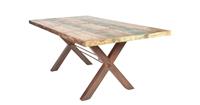 SIT Tafelblad van gerecycled gebruikt hout, in vintage-look