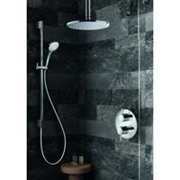 Hotbath IBS 1A Get Together inbouw doucheset Buddy - chroom - met ronde 3 standen handdouche - 20cm hoofddouche - met plafondbuis 15cm - met glijstang