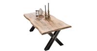 SIT Mango-Massivholz Tischplatte in verschiedenen Größen hellbraun Gr. 220 x 100