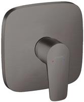 Hansgrohe Talis E Douchethermostaat Afbouwdeel Brushed Black Chroom