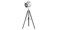 Groenovatie Maritieme Luxe Industrieel Design Tripod Vloerlamp Rooster Chroom Zwart