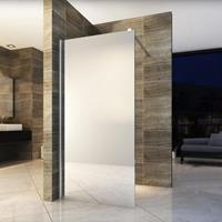Boss & Wessing Inloopdouche  Mirror 80x200 cm 8mm Spiegelglas