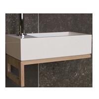 Luca Fonteinset  Sanitair Iris 35x18,5x9 cm Omkeerbaar Glans Wit (zonder kraangat)