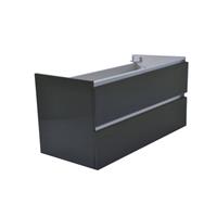 Aqua Splash Onderkast Luna 100X47 Hoogglans Grijs 