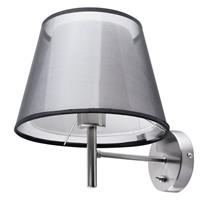 Beliani Wandlamp grijs/zwart COLUMBIA