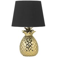 Beliani Tafellamp goud PINEAPPLE