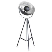 Beliani THAMES II Staande lamp Zwart Staal