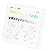 milight 4-zone Dual White afstandsbediening paneel touch batterij