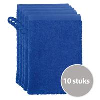 The One Voordeelpakket Washandjes Royal Blue - 10 stuks