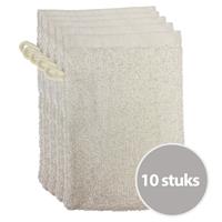 The One Towelling The One Voordeelpakket Washandjes Creme - 10 stuks