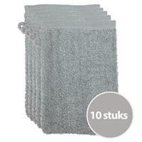 The One Towelling The One Voordeelpakket Washandjes Lichtgrijs - 10 stuks