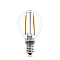 groenovatie E14 LED Filament Kogellamp 2W Extra Warm Wit Dimbaar