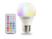 groenovatie E27 LED Lamp 5W RGBWW Dimbaar Incl. Afstandsbediening