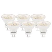 GU4 / MR11 LED Spot 2W Warm Wit 35mm 6-Pack .