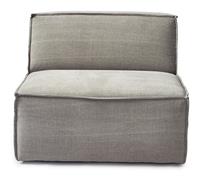 Rivièra Maison Modulaire BankThe Jagger' Center 95cm, Cotton, kleur Stone