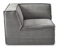 Rivièra Maison Modulaire BankThe Jagger' Corner, Cotton, kleur Grey