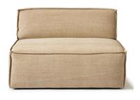 Rivièra Maison Modulaire BankThe Jagger' Center 125cm, Cotton, kleur Natural