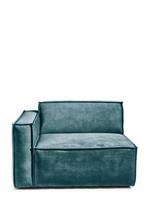 Rivièra Maison Modulaire BankThe Jagger' Corner Arm Links, Velvet, kleur Petrol