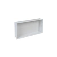 Plieger Inbouwnis  Inbox Wand Met Flens 60x30x7.5cm Waterproof RVS