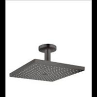 Hansgrohe Raindance E hoofddouche met plafondarm 30cm brushed black chrome