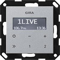 GIRA - Einsatz-Radio alu System 55 Basis UP