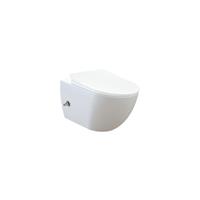 Geberit UP100 Toiletset set57 Bidet met Warm en Koud Water Randloos met Delta Drukplaat