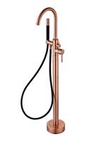 saniclear Copper Pro vrijstaande badkraan koper zwart