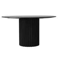 Pillar tafel rond zwart