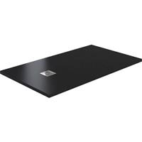 sanigoods Slate composiet douchebak zwart 90x90cm vierkant anti-slip