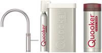 Quooker Fusion Round RVS met PRO3 boiler en CUBE reservoir 5-in-1 kraan