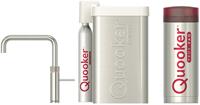 Quooker Fusion Square RVS met PRO3 boiler en CUBE reservoir 5-in-1 kraan