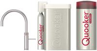 Quooker Fusion Round RVS met COMBI+ boiler en CUBE reservoir 5-in-1 kraan