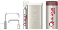 Quooker Nordic Square Twintap Chroom met COMBI+ boiler en CUBE reservoir 5-in-1 kraan