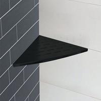 Hoek Planchet  29x29 cm Mat Zwart 