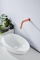 saniclear Copper inbouw toiletkraan geborsteld koper