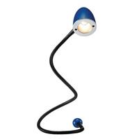 Hansa LED-USB-lamp SNAKE, hoogte 350 mm, nachtblauw
