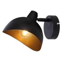 Brilliant Zwarte wandlamp Layton HK17331S86